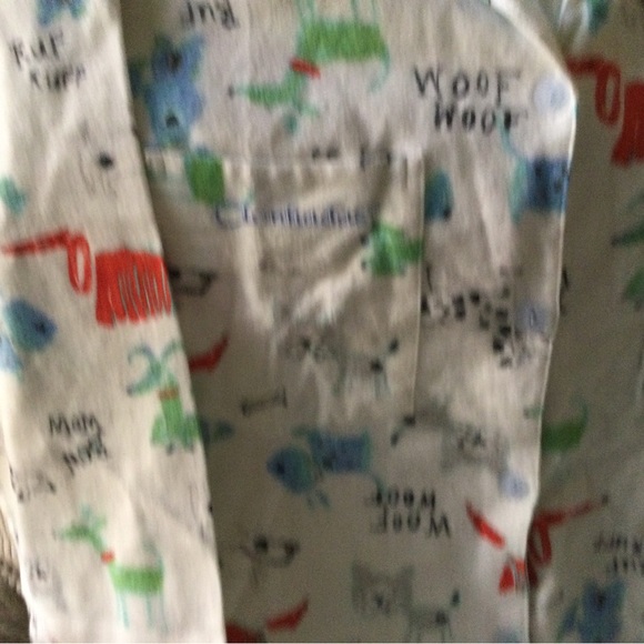 Clonhadas 100% Cotton Flannel Pajamas Set Dog Print - NEW! Size L - Picture 9 of 9
